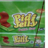 

Ranjani Pidi Jelly Bubble Gum 2in1 box 5gr x 30 pcs ~ permen karet dengan jeli rasa semangka