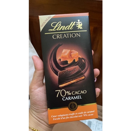 

Chocolate Lindt creation noir caramel 70% cacao