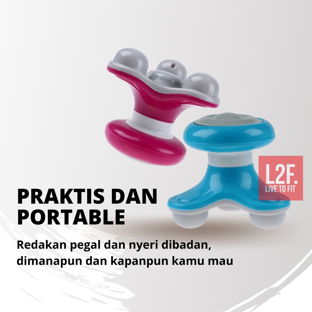 Alat Pijat Mini Elektrik Portable 3D Massager Massage MIMO USB GRATIS ONGKIR COD