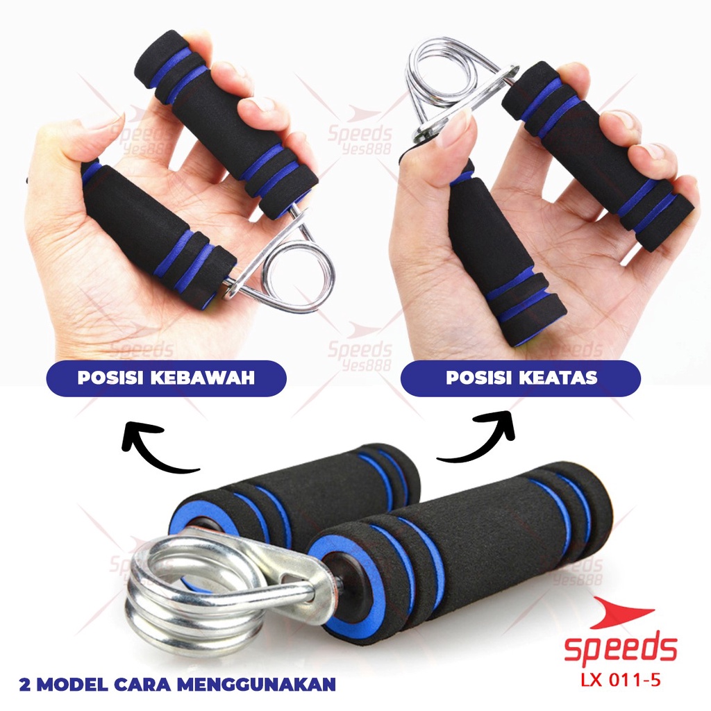Hand grip Alat Fitness SPEEDS Untuk Memperkuat Otot Tangan Original / ALAT OLAHRAGA TANGAN / JEPALO MAKASSAR-6