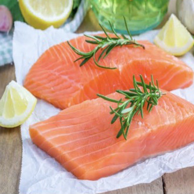 

[BestSeller] Salmon Norwegia 200gr Steak Fillet - ikan salmon beku norway HACCP sashimi grade