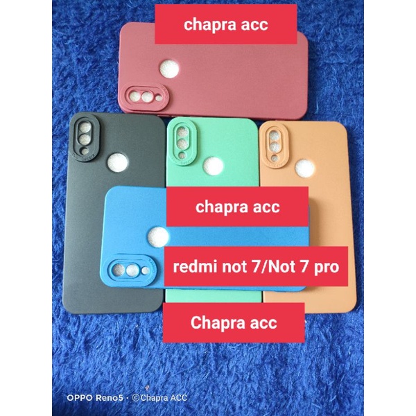 Soft case/slikon/kondom terbaru macaron pro camera/kamera type Hp REDMI NOT 7/NOT 7 PRO