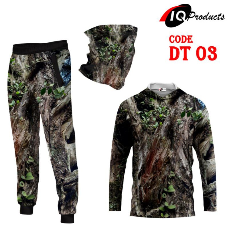 Baju setelan hunting/camo/berburu