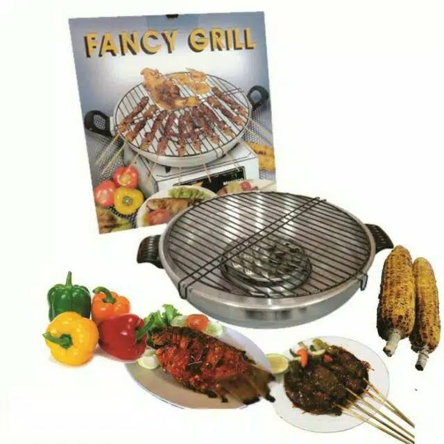 Maspion Fancy Grill Alat Panggang Serbaguna / Pemanggang Ikan Daging BBQ