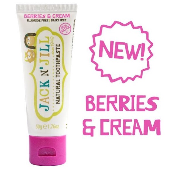 Jack N' Jill Natural Toothpaste Berries &amp; Cream 50g