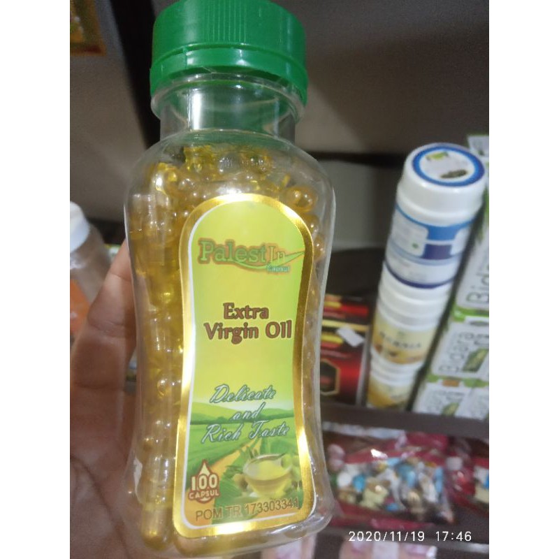 ZAITUN PALESTINE 100 KAPSUl | EXTRA VIRGIN OIL PALESTINE  ORI