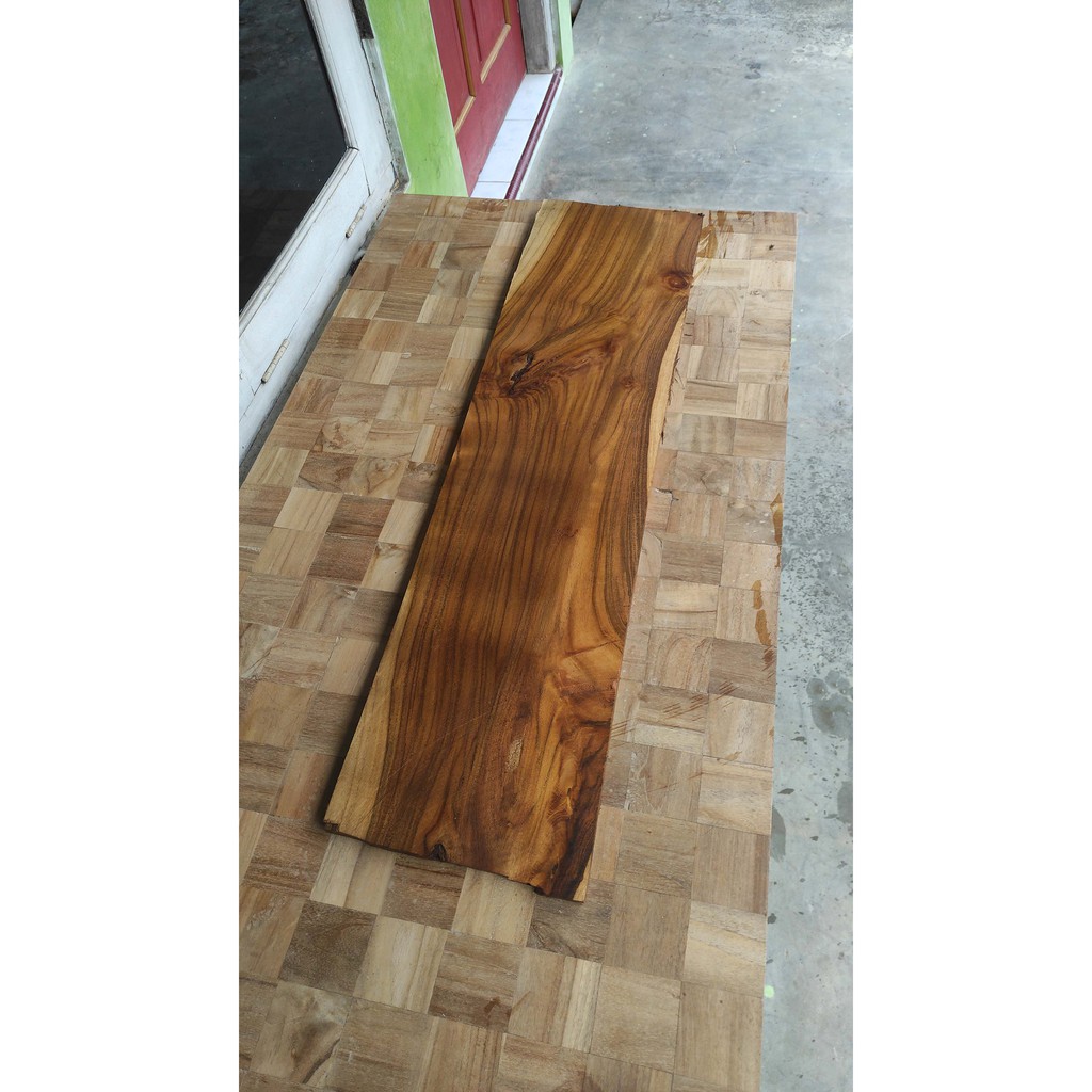Ambalan Kayu Jati asli / papan Kayu Jati / top Table kayu