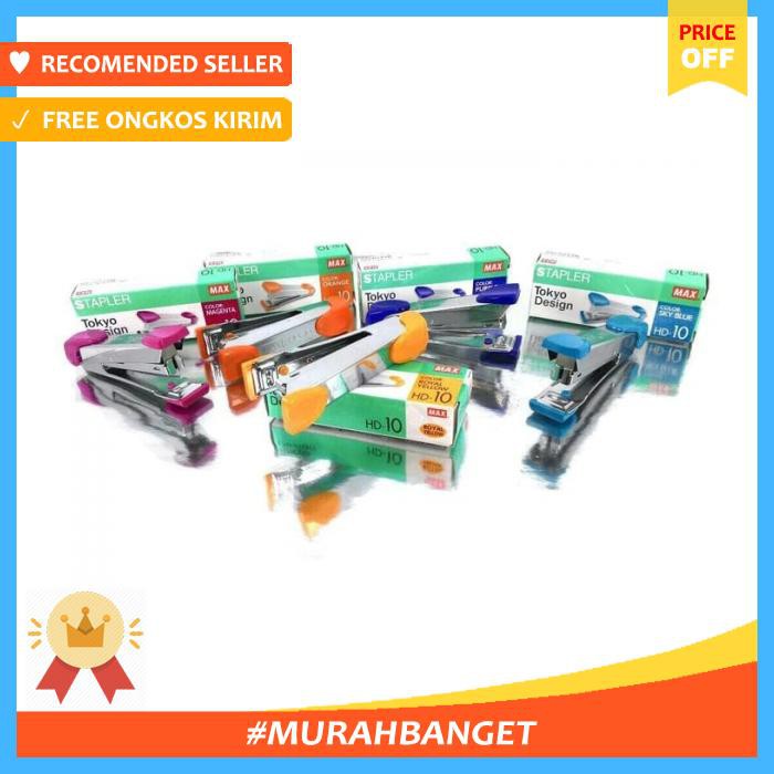 

Staples - Mesin Stapler Max Hd 10 Warna - Pengikat & Perekat