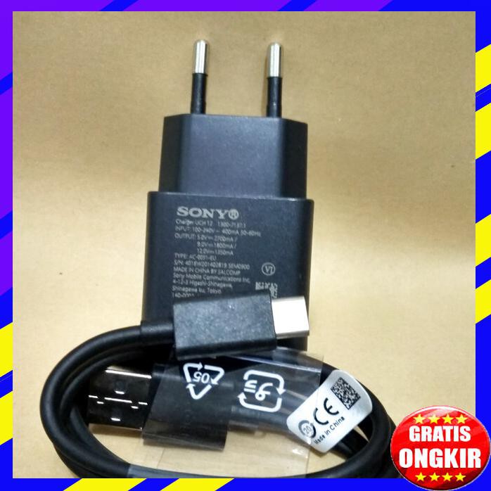 ACC HP CHARGER SONY EXPERIA XZ1 XZ UCH 12 USB TIPE C QUICK 3.0 ORI