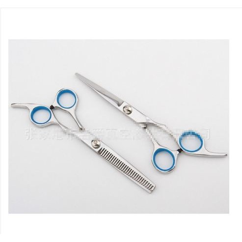 [GUNTINGRAMBUT] -Hairdressing Scissors Thinning Cut Gunting Rambut Sasak - Silver