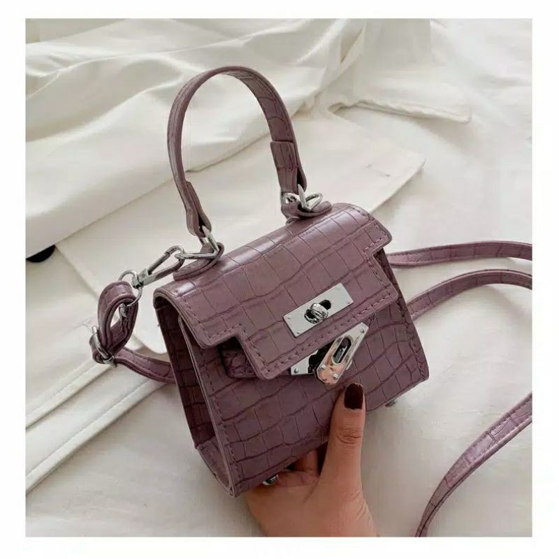 TAS SELEMPANG WANITA / MICRO BAG CROCO