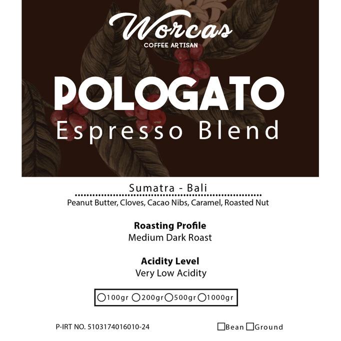 

Worcas Kopi Pologato Espresso Blend 200 Gram