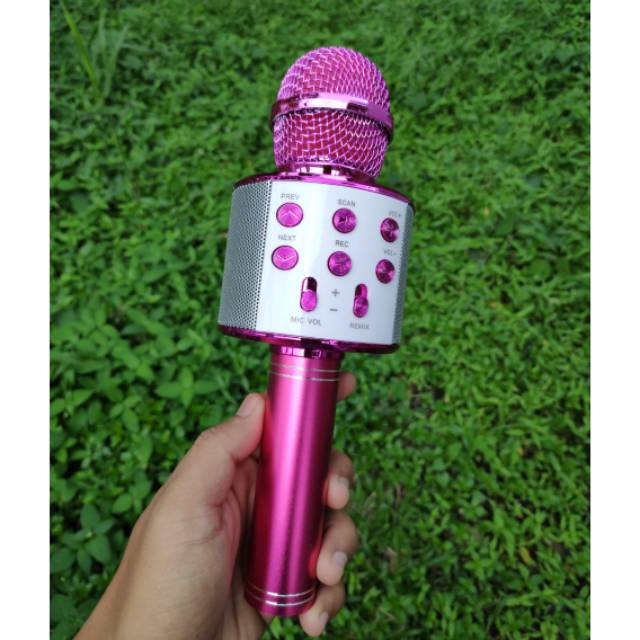 Mic bluetooth mic karoke mic murah