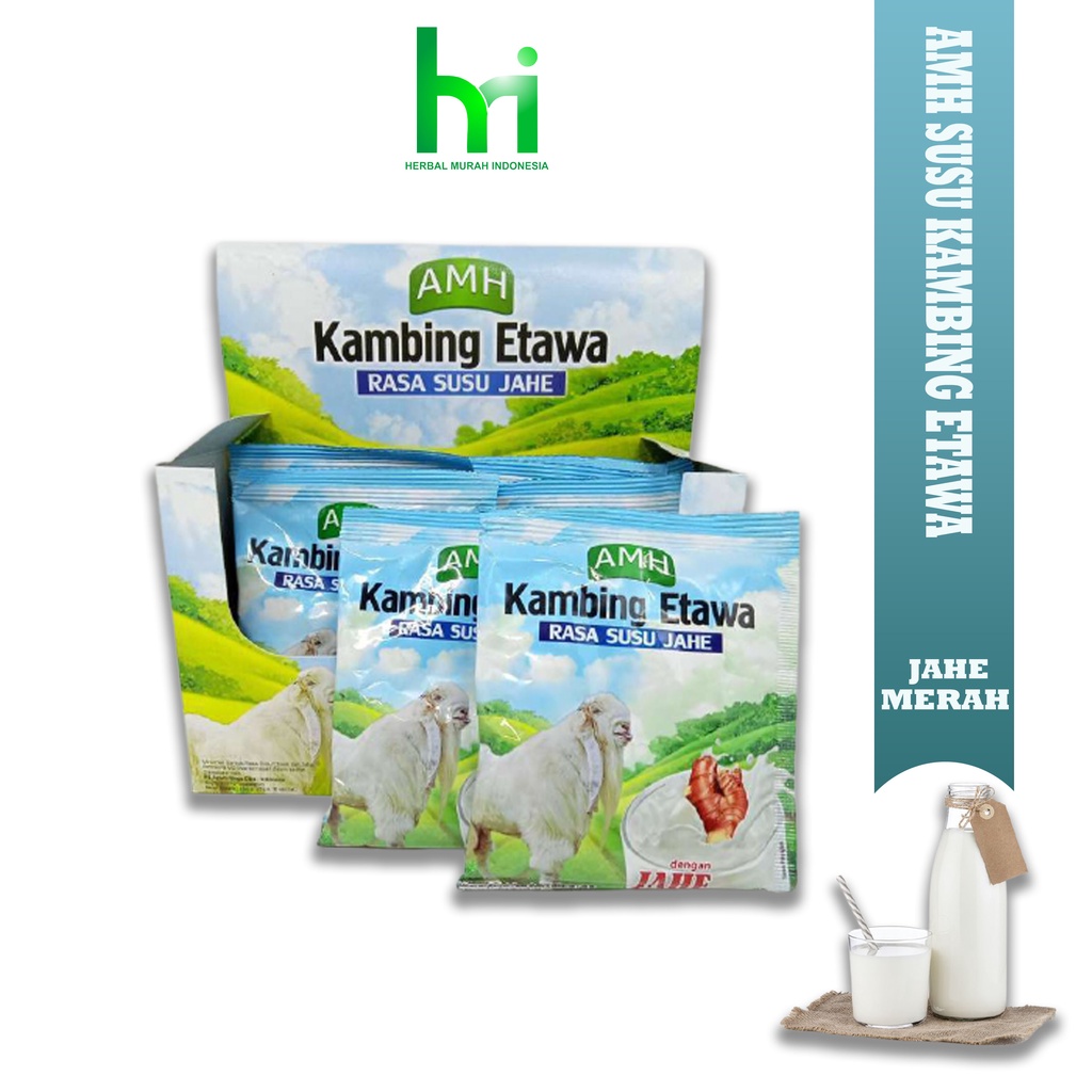 

AMH Full Cream Plus Jahe Merah Kemasan Box Susu Kambing Original Plus Jahe Merah BOX