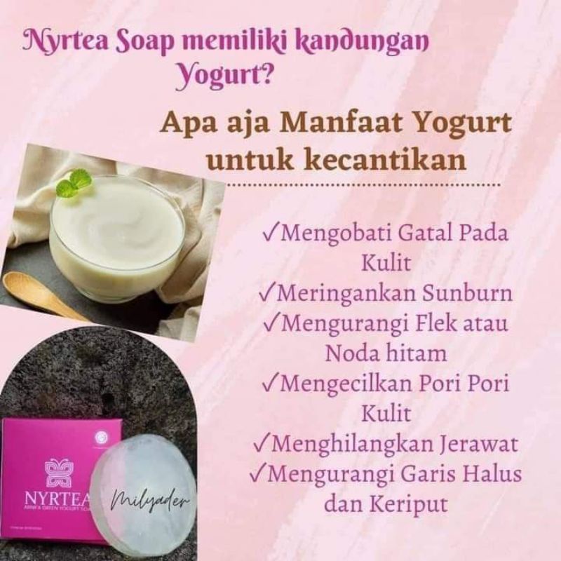 COD||sabun nyrtea pemutih badan BPOM 100%original free gift