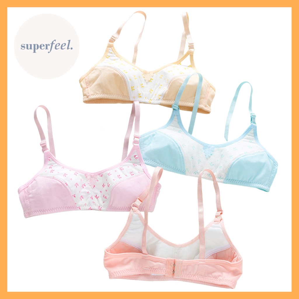 SFL BRA BH ANAK KECIL PEREMPUAN MINISET KAIT KANCING STEP 2 PAKAIAN DALAM MINI SET KATUN 823