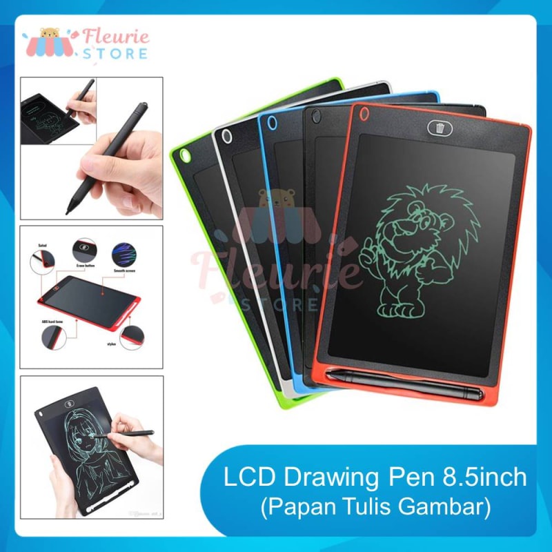 

LCD Drawing 8,5inch - Papan Tulis Gambar LCD Writing 8,5