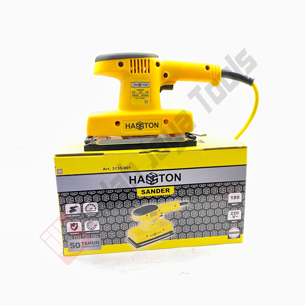 HASSTON 3135-001 Mesin Amplas Panjang Orbital Sander Kotak Sheet