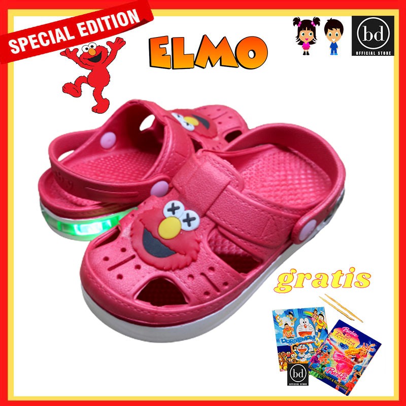 Sepatu Sandal Anak Balita / bayi Perempuan / Cewek 6 bulan 1 2 3 4 Tahun Nyala Lampu Led Murah 249