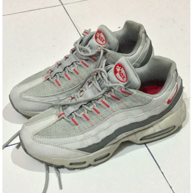 Nike Airmax 95 Silver Red (Second)