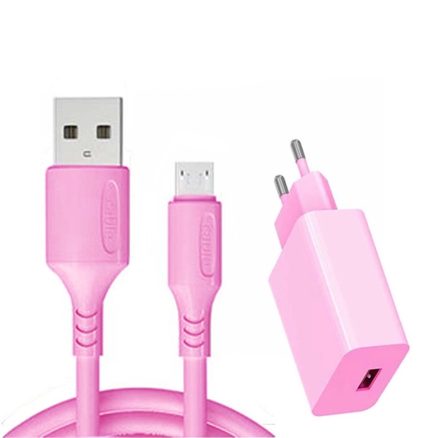 Charger Macaron 3.1A Model OPG011 Kabel Micro USB