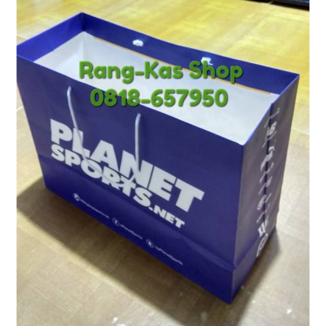 Paper bag " PLANET SPORT " Besar Glossy