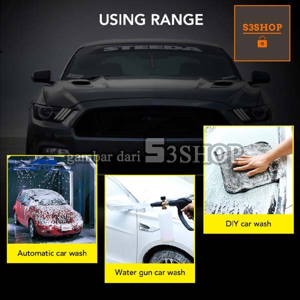 Sabun Cuci Mobil Shampo Car Wash Shampoo Cleaning Soap Powder Praktis