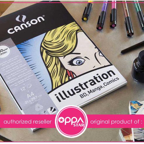 

Bagus Canson Illustration A4 12 Lembar 250G - Kertas Gambar Promo