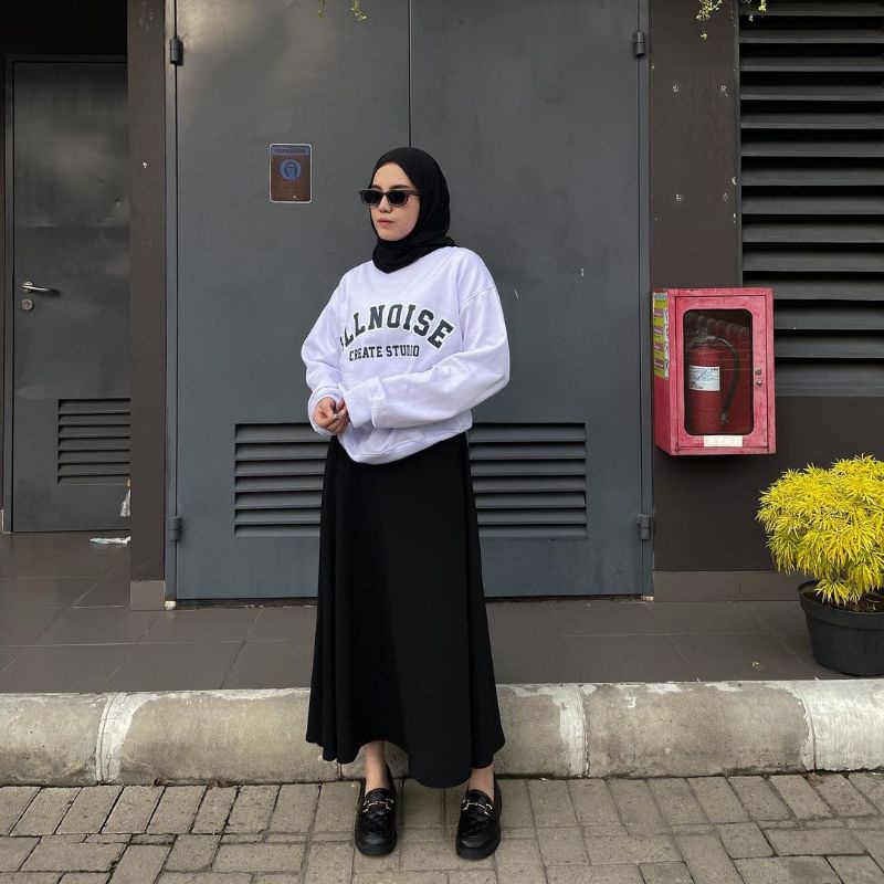 SWEATER KOREA - NOISE SWEATER - SWEATER WANITA - ATASAN