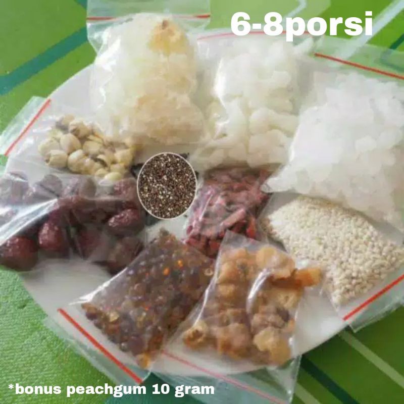 

Abstore, Grade Super A+ MINIME Peach Gum, Peachgum Dessert Paket Super Komplit