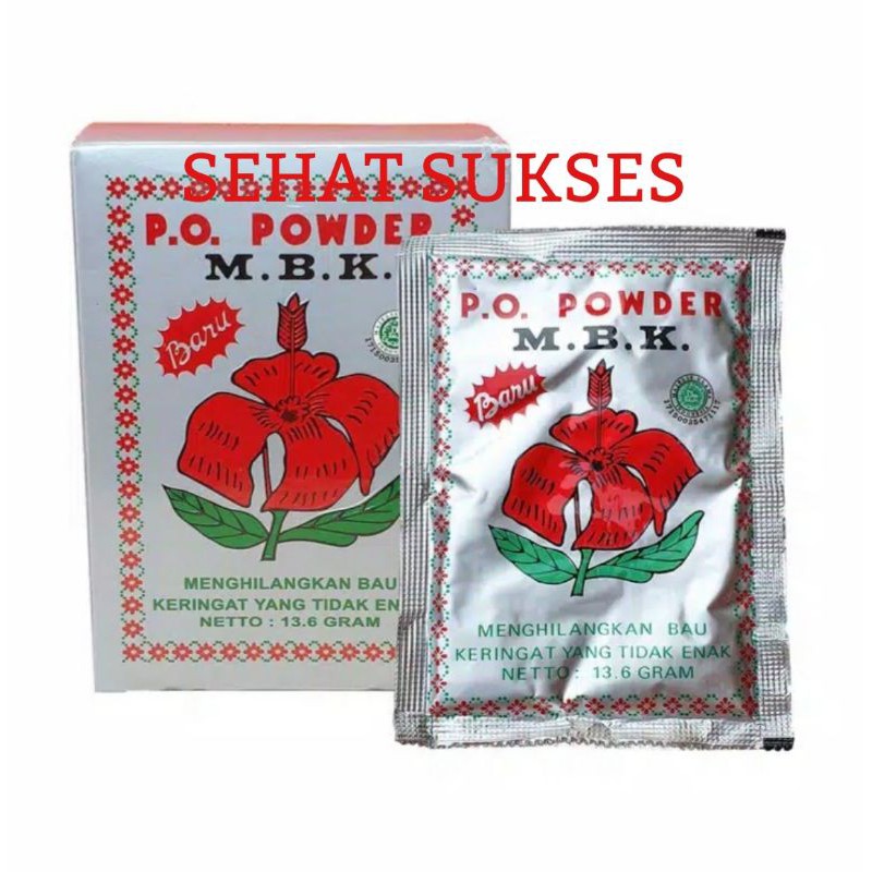 Bedak MBK Powder Box 12 Sachet