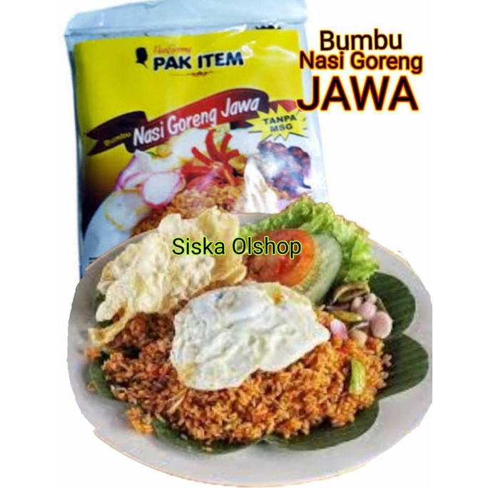 

Termantab] 1pack Bumbu instan Nasi goreng pak item enak dan mudah cara memasaknya