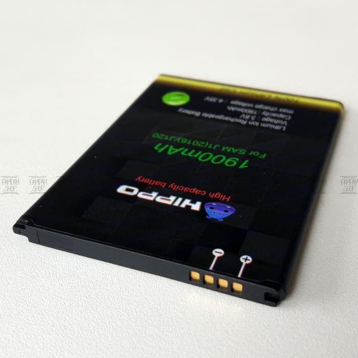 BARU  Baterai Hippo Double Power Original Samsung J1 2016 J120 Batre Batrai