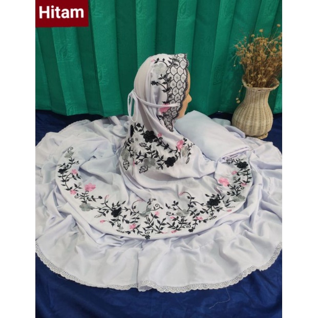 Mukena potongan/Mukena bordir potongan/Mukena potongan murah/Mukena bordir potongan murah/grosir muk