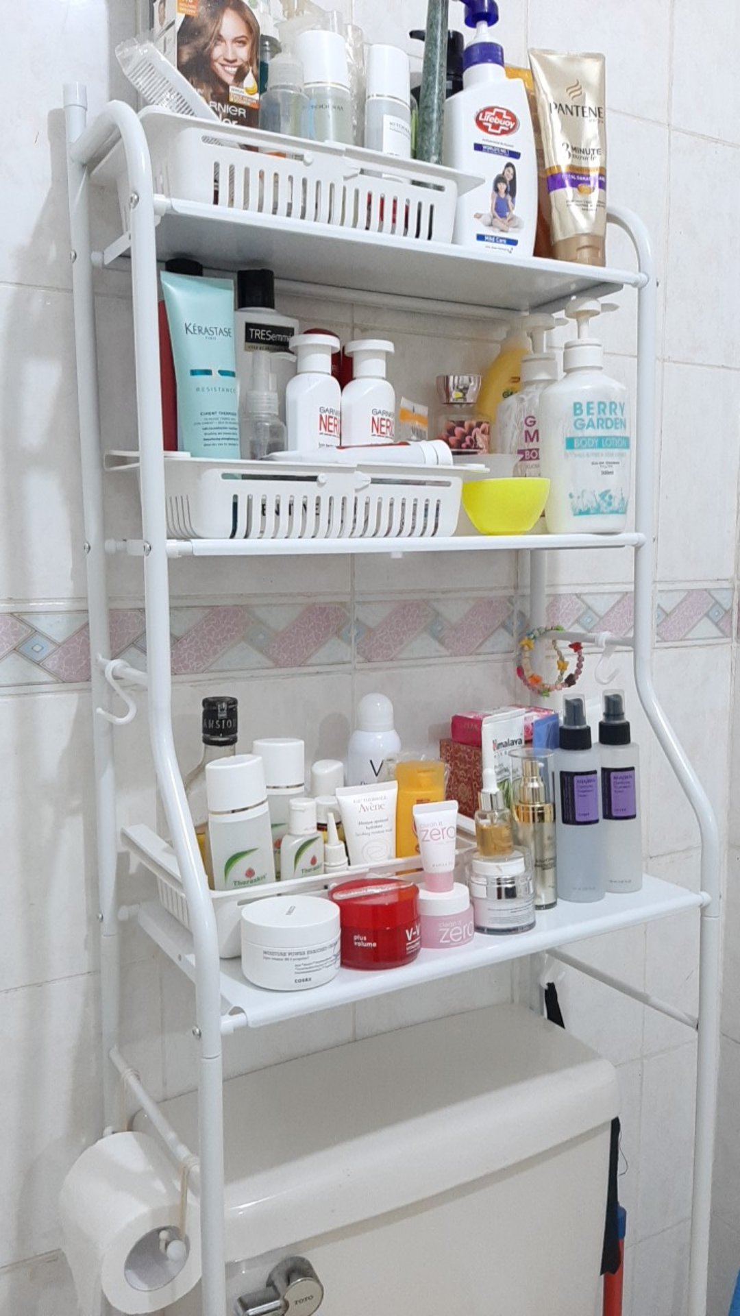 Rak Toilet Organizer Wc Kamar Mandi 165 X 50 X 26