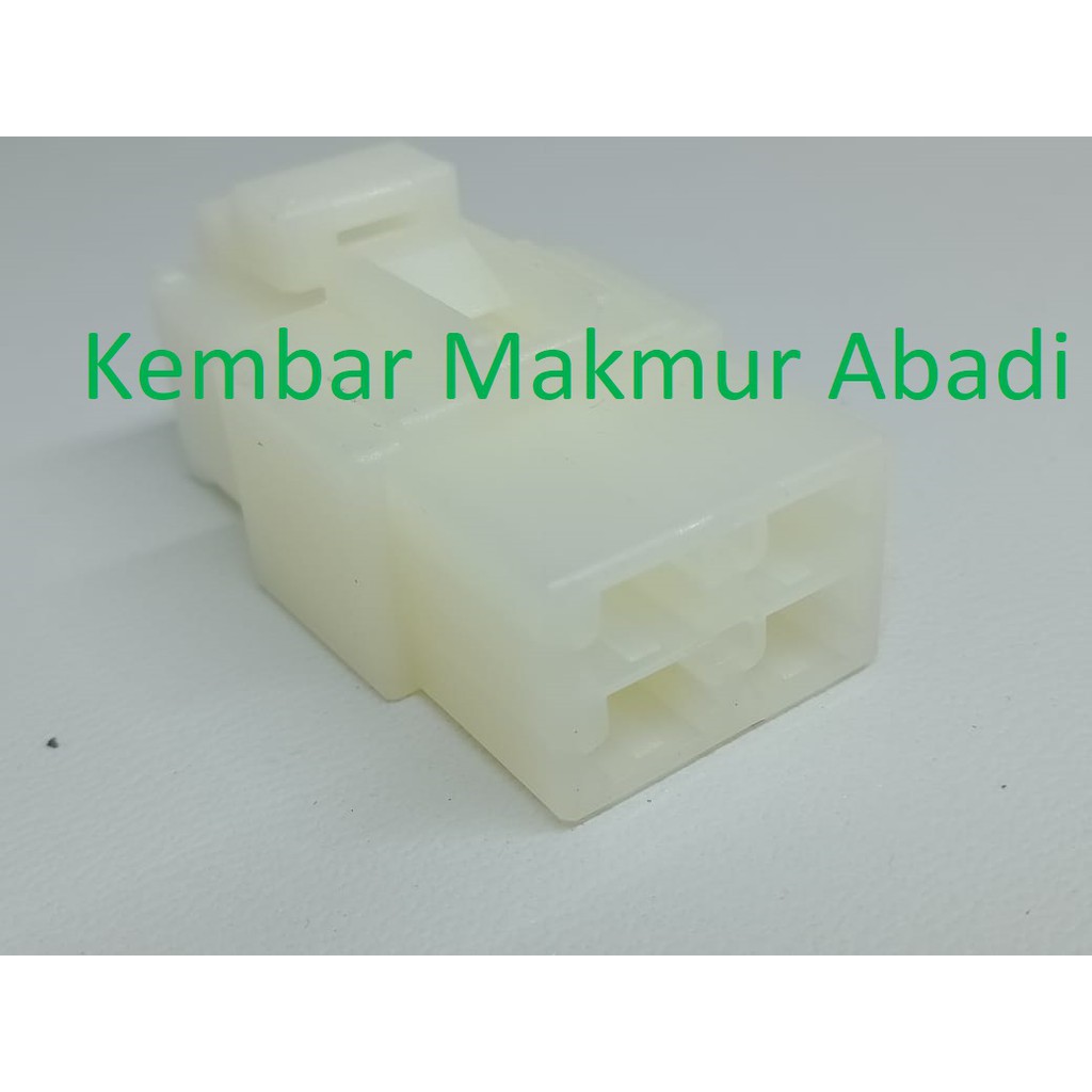 Socket 4 Pin Besar+Skun / Soket Motor / Konektor Motor/ Connector Kabel / Socket Kabel Motor 4 Pin
