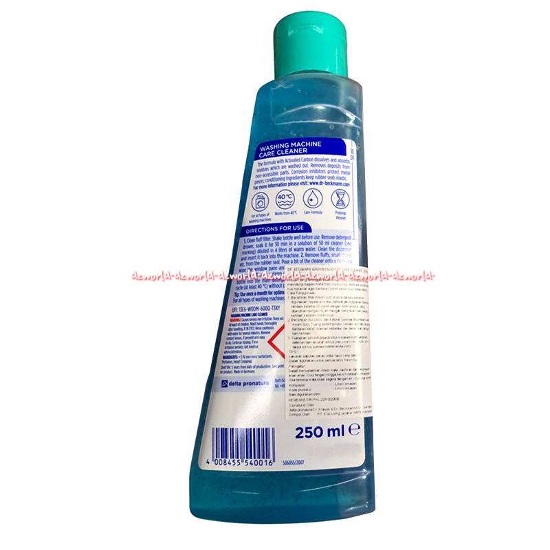 Dr Beckmann 250ml Washing Machine Care Cleaner Prolongs Lifetime Sabun Cair Detergen Untuk Mesin Cuci Dr Beckman Dr Bekman's