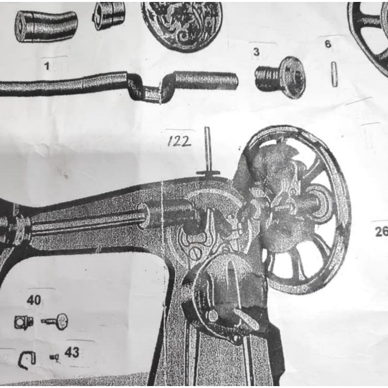 Tiang Benang Buterrfly P/N 112