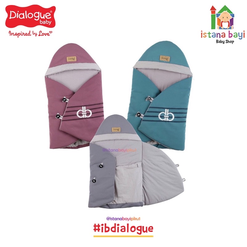 Dialogue Baby Blanket Milky / Grand Series DGB3405 - Selimut topi bayi