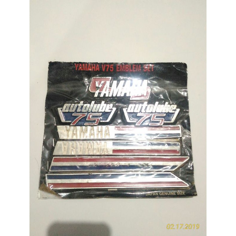 Emblem Set Yamaha V75