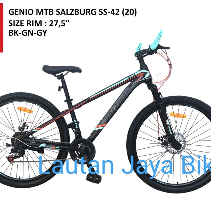 SEPEDA GUNUNG 27.5 MTB GENIO SALZBRUG BY UNITED 24 SPEED NEW