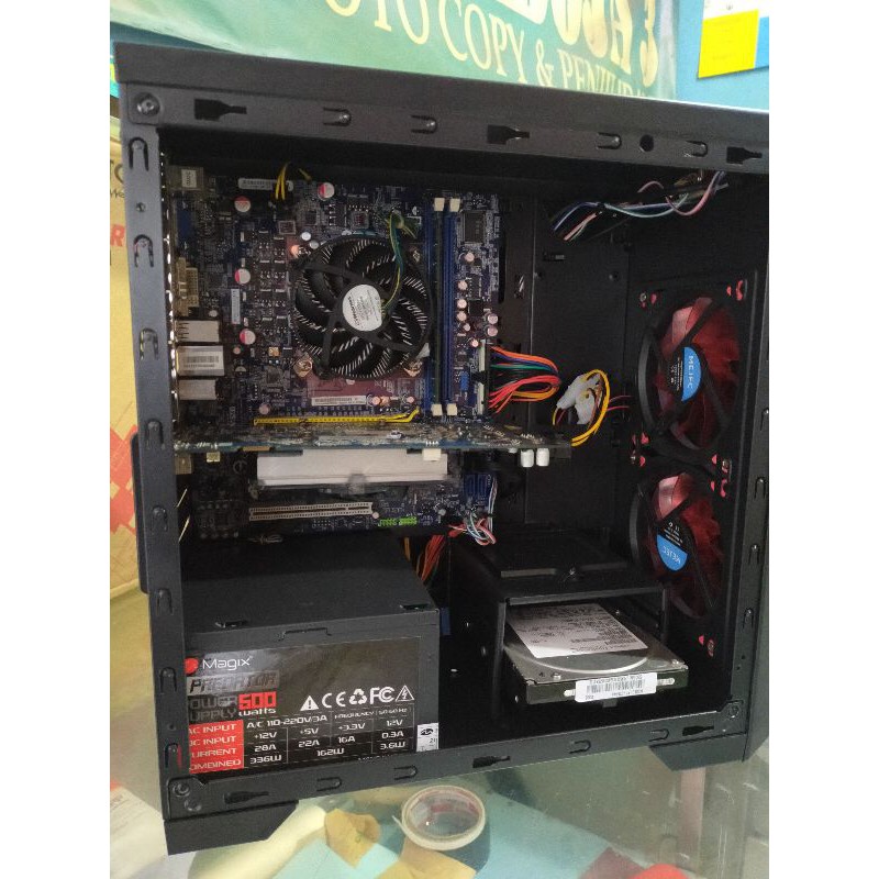 PC GAME/DESAIN CORE I5 RAM 8GB SSD 120GB VGA CARD