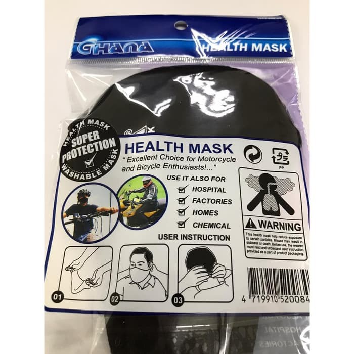 Masker Serbaguna - Masker Motor Anti debu - Masker Anti Virus - Masker