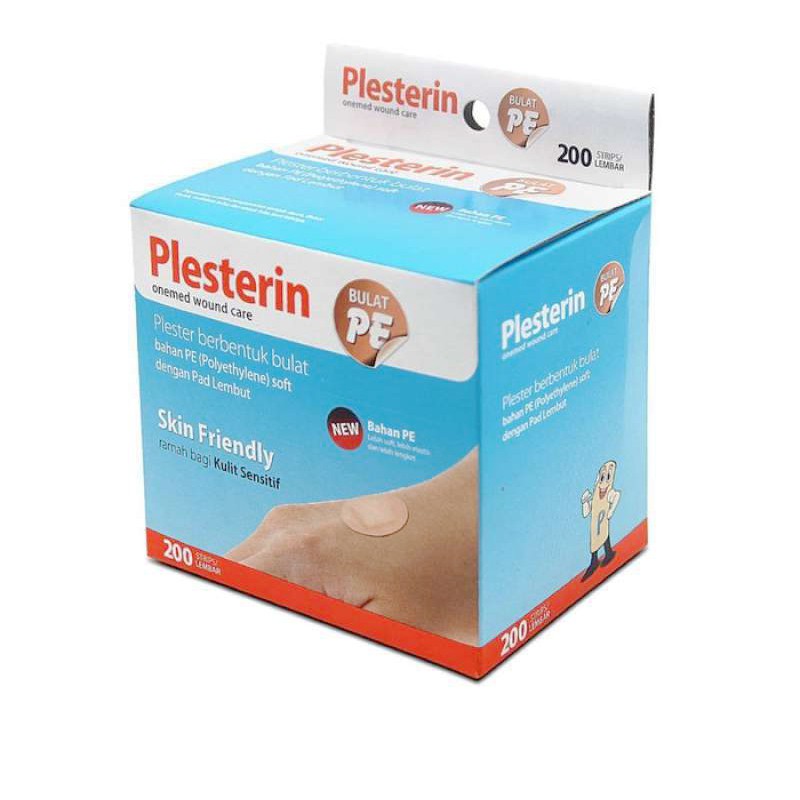 Plester Anti Air Bulat Warna Coklat / Plesterin Bulat PE Coklat isi 200 pcs