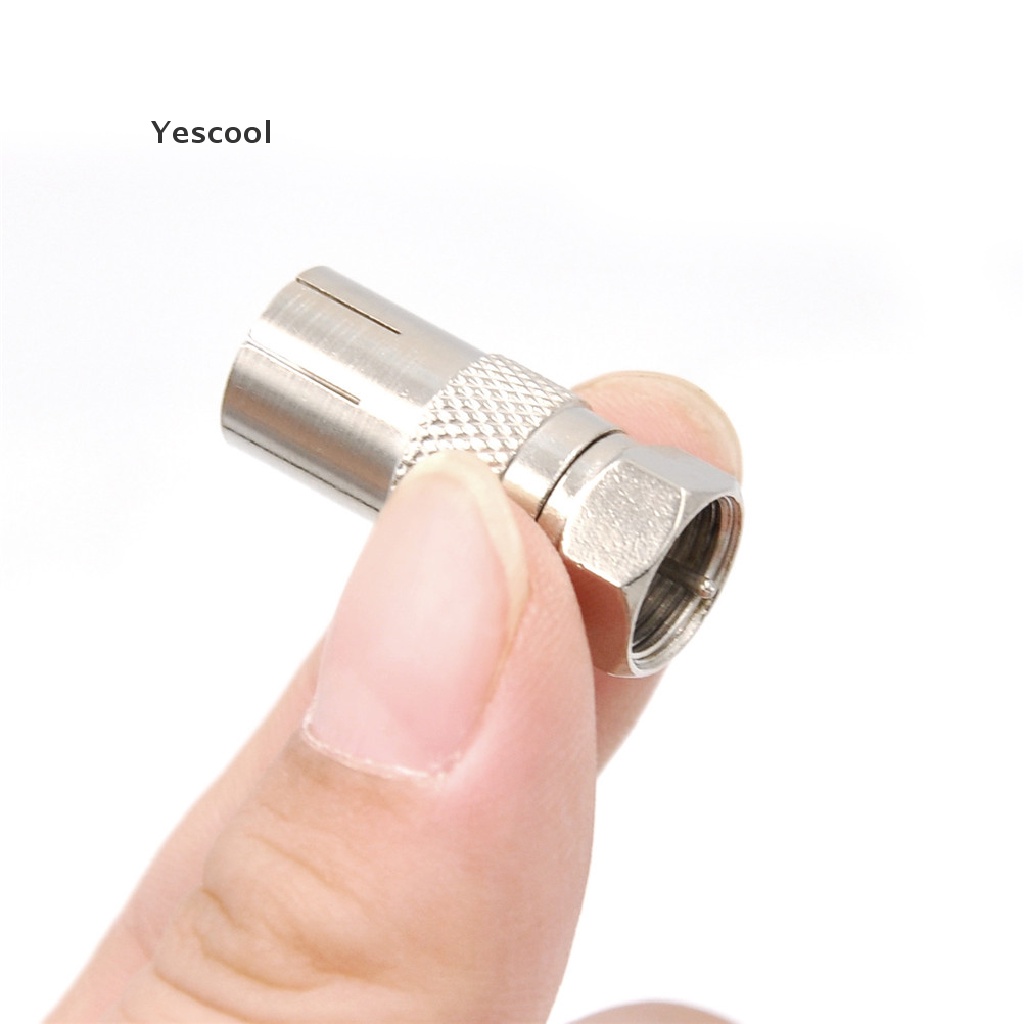 Yescool Adapter Konverter Socket RF Female Ke Tipe F Male