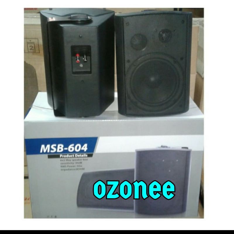 SPEAKER PASIF FAHRENHEIT MSB 604 6 INCH SEPASANG ORIGINAL