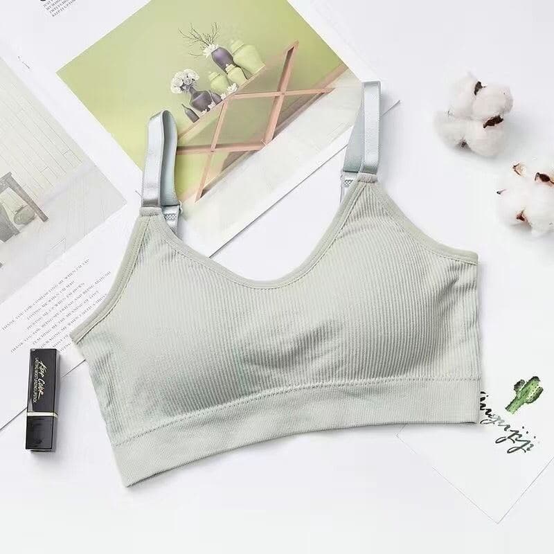 Bra Wanita Model One-Piece Bra Bralette Push Up dengan Bahan Tipis dan Bergaya Sexy Korea bra16