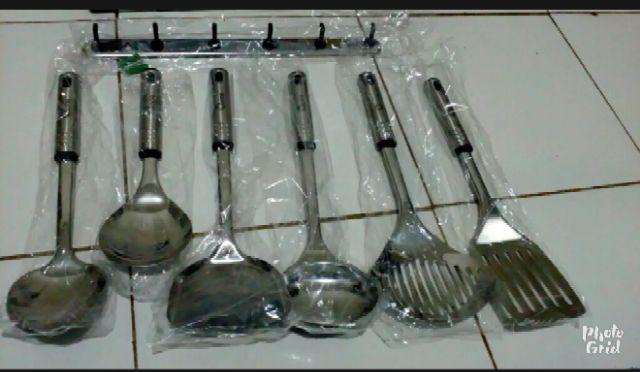 Oxone Ox-963 Spatula Bahan Stainless Steel. Isi 7 Pcs
