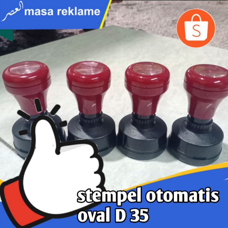 

gagang Stempel otomatis, stempel warna, stempel flash bulat D35