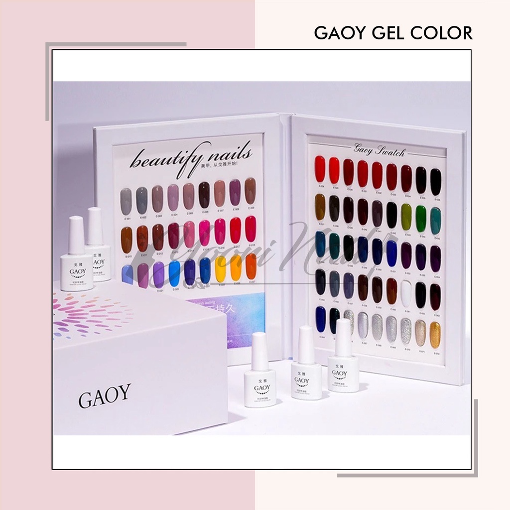 Gaoy color (E037-E072) gel polish light luxury series nail art gel kutek gel